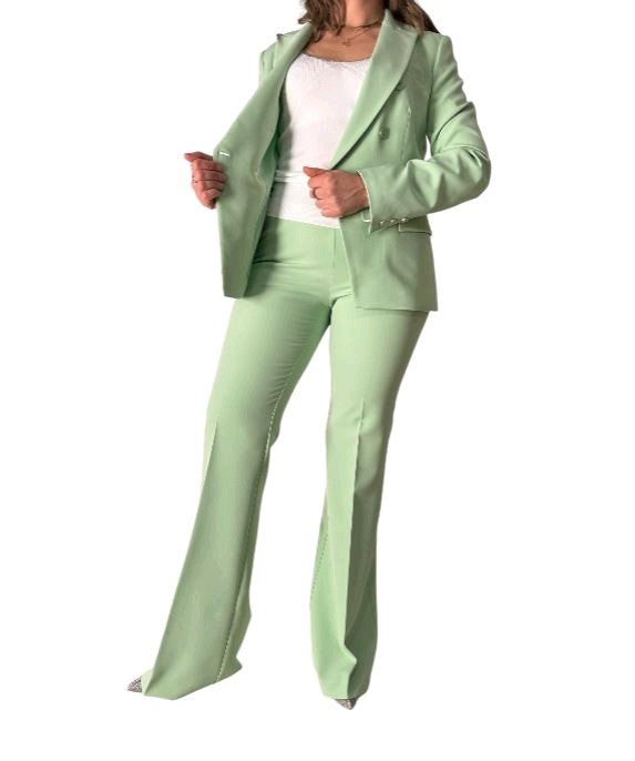 kocca Tailleur giacca doppiopetto e pantaloni a sigaretta bijal