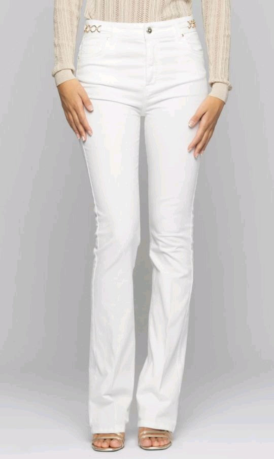 kocca pantaloni VITA ALTA CON APPLICAZIONE DORATA nicolas