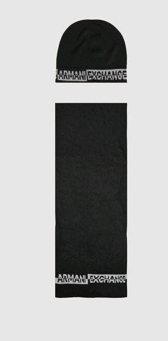 armani exchange set sciarpa e cappello xm000337 af12274