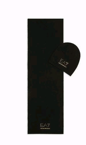 ea7 - emporio armani set sciarpa e cappello 282000 4f200