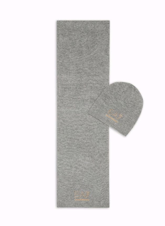 ea7 - emporio armani set sciarpa e cappello 282000 4f200