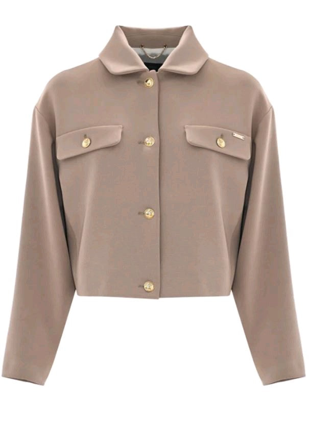 kocca giacca corta con bottoni metallici sofian