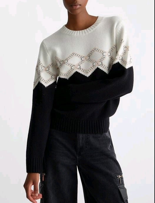 liu jo maglioncino misto lana tf4233ms55l