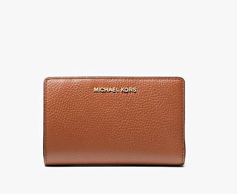 michael kors portafoglio medio in pelle martellata 32r4g8ed6l