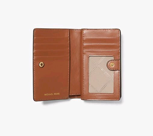 michael kors portafoglio medio in pelle martellata 32r4g8ed6l