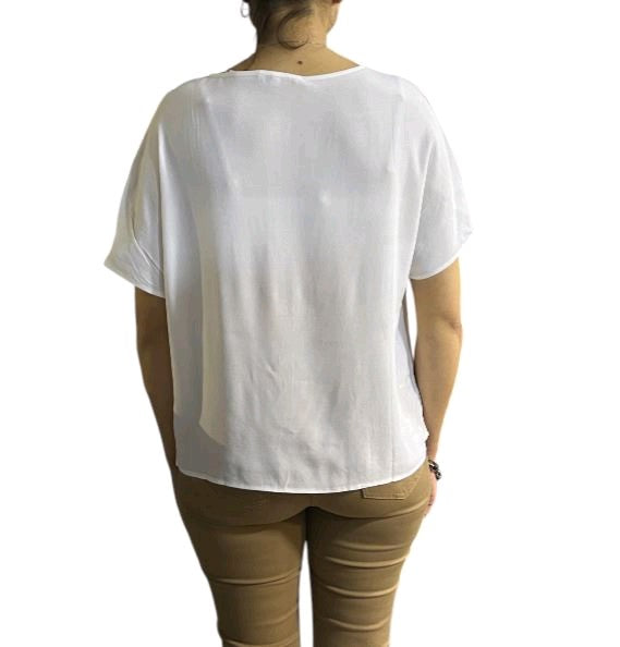 kocca blusa ELEGANTE CON DECORAZIONI idita