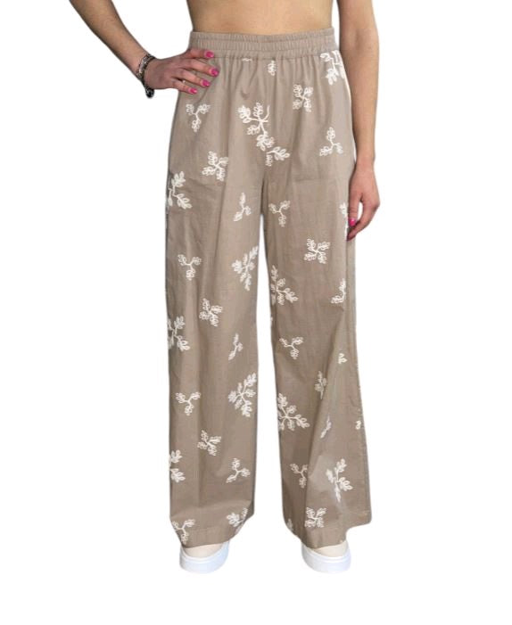 kocca pantaloni A PALAZZO FANTASIA hadewin