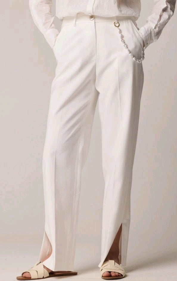 kocca pantaloni CON DETTAGLIO PERLE  delmare