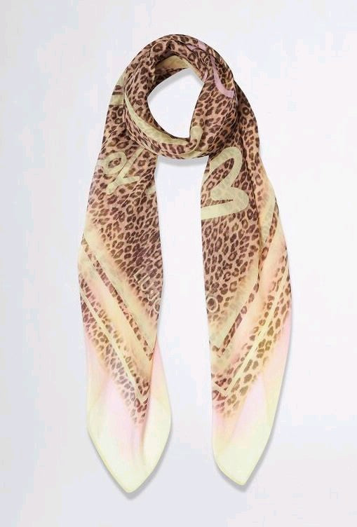 liu jo foulard con stampa animalier 2a5044t0300