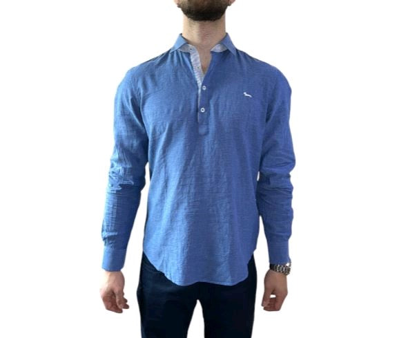 harmont&blaine Polo Camicia A Maniche Lunghe crn550011942n