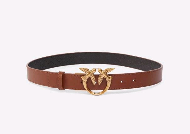 pinko cintura in pelle double face 100125 a1z6