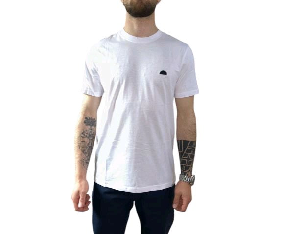 ellesse t-shirt maniche corte bianco ehm204s25
