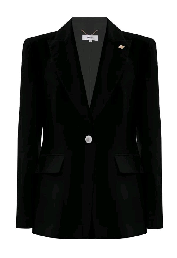 kocca giacca MONOPETTO CON SPILLA elvetia