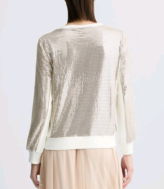 liu jo felpa con paillettes ta5261j4899