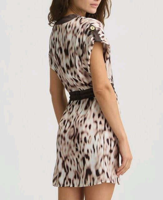 liu jo vestitino Abito in raso stampato ta5194ts964