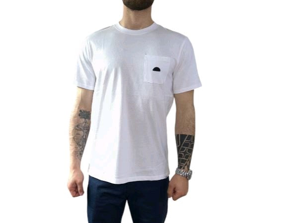 ellesse t-shirt maniche corte bianco ehm205s25