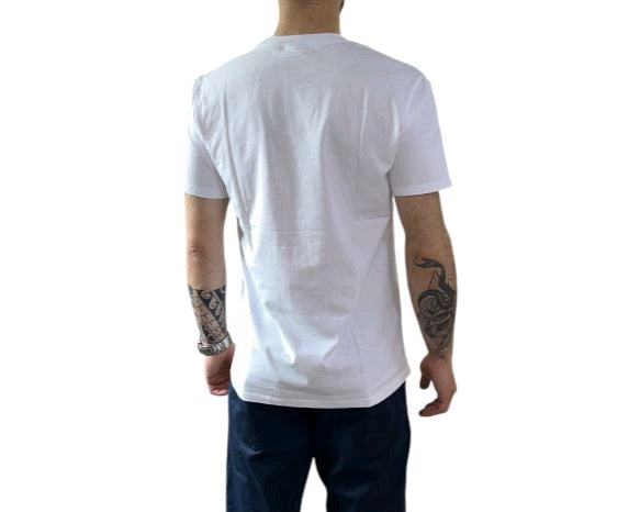 ellesse t-shirt maniche corte bianco ehm205s25