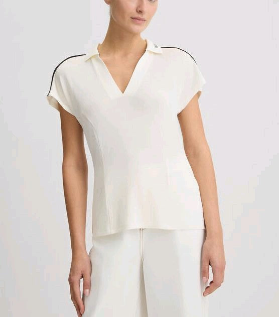 liu jo t-shirt in piquet ta5183j4883