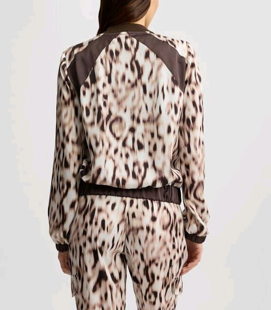 liu jo giacca  Bomber in raso stampato ta5197ts964