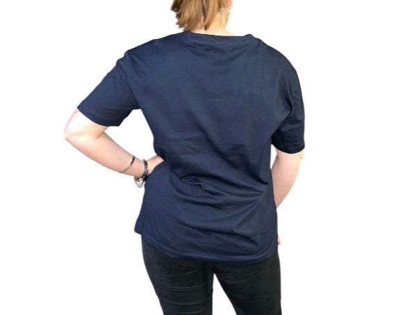 blauer t-shirt blu maniche corte ldh02374-006842