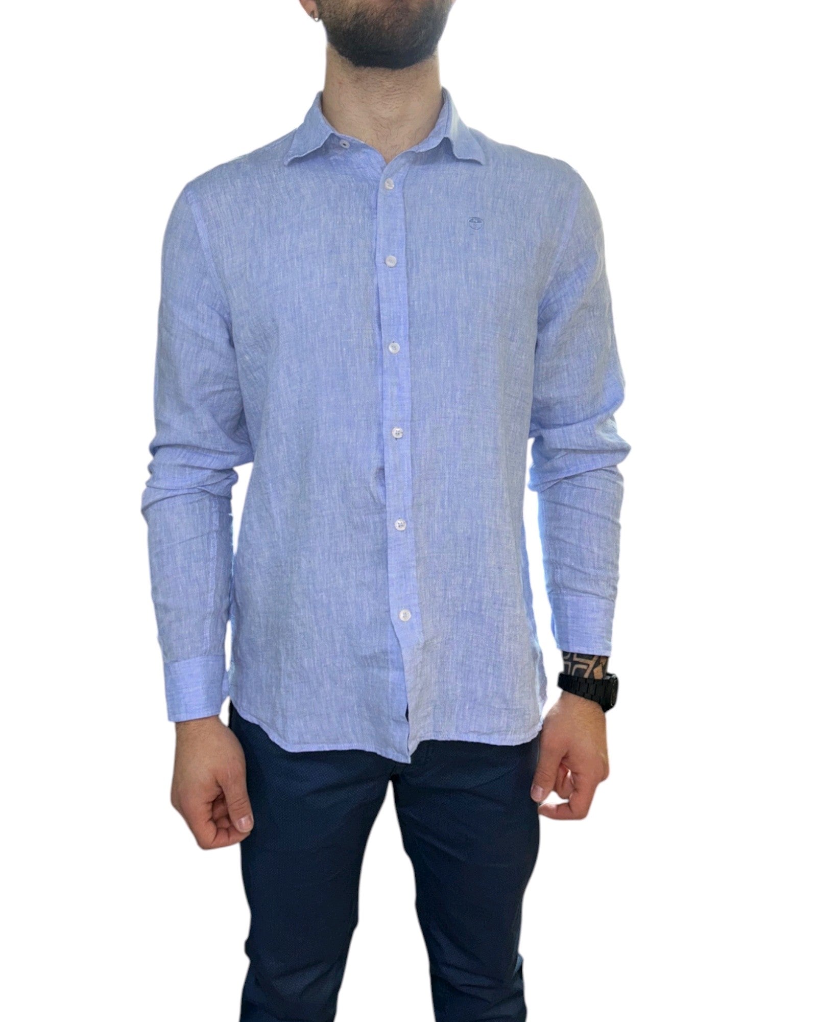 north sails camicia modello blu chiaro 664368