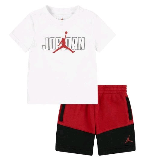 nike t-shirt + pantaloncino JORDAN STACKED COL R78 85d767-r78