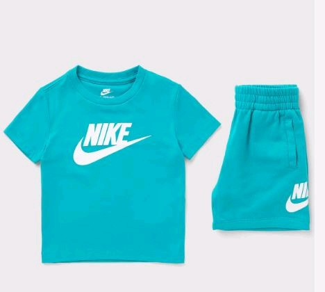 nike t-shirt + pantaloncino SHORT SET COMPLETO 86l596-ba2