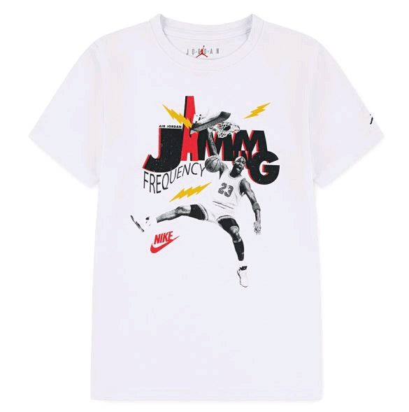 nike t-shirt modello JAMMING BIANCO 95d819-001