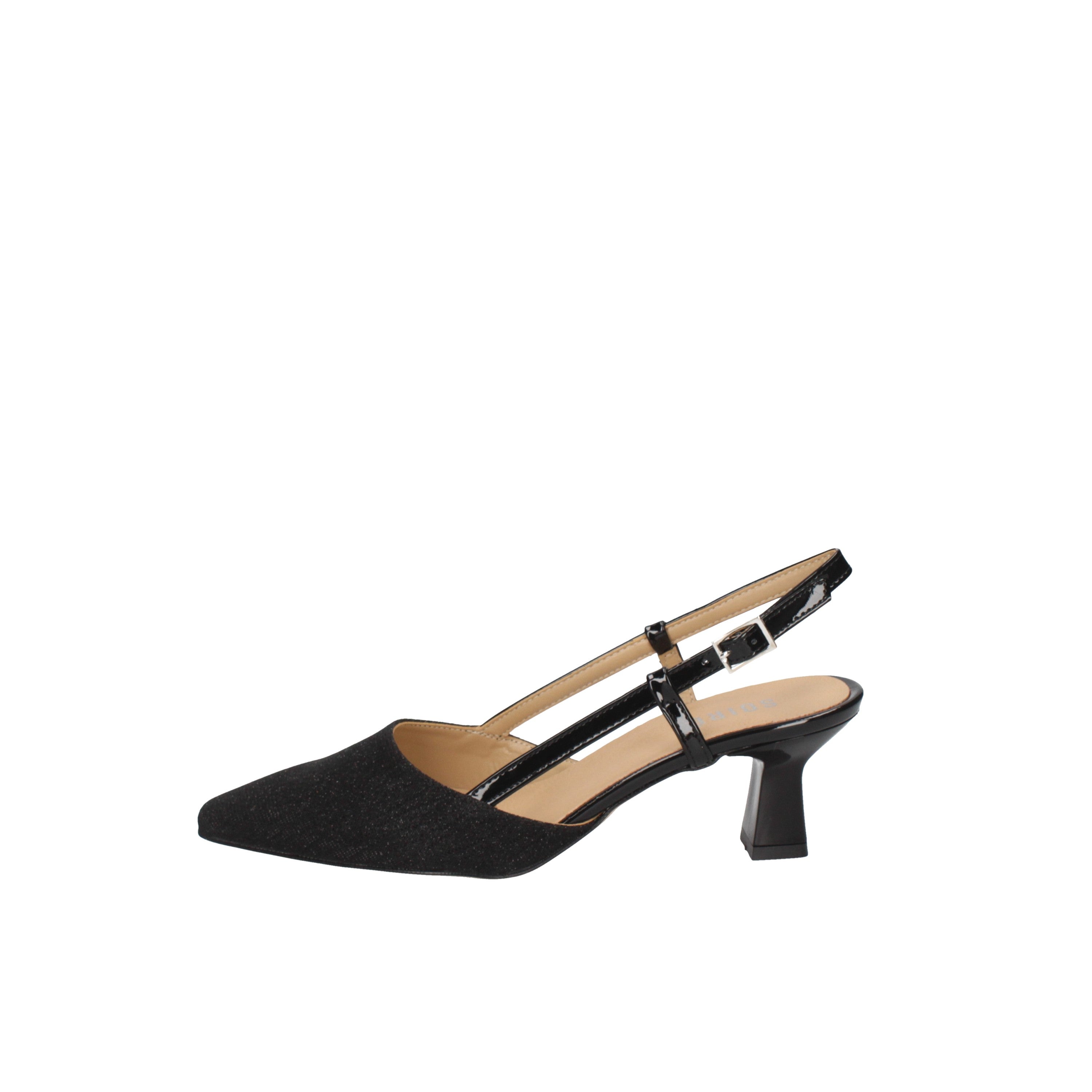 soirée decollete' in lurex nero 28231