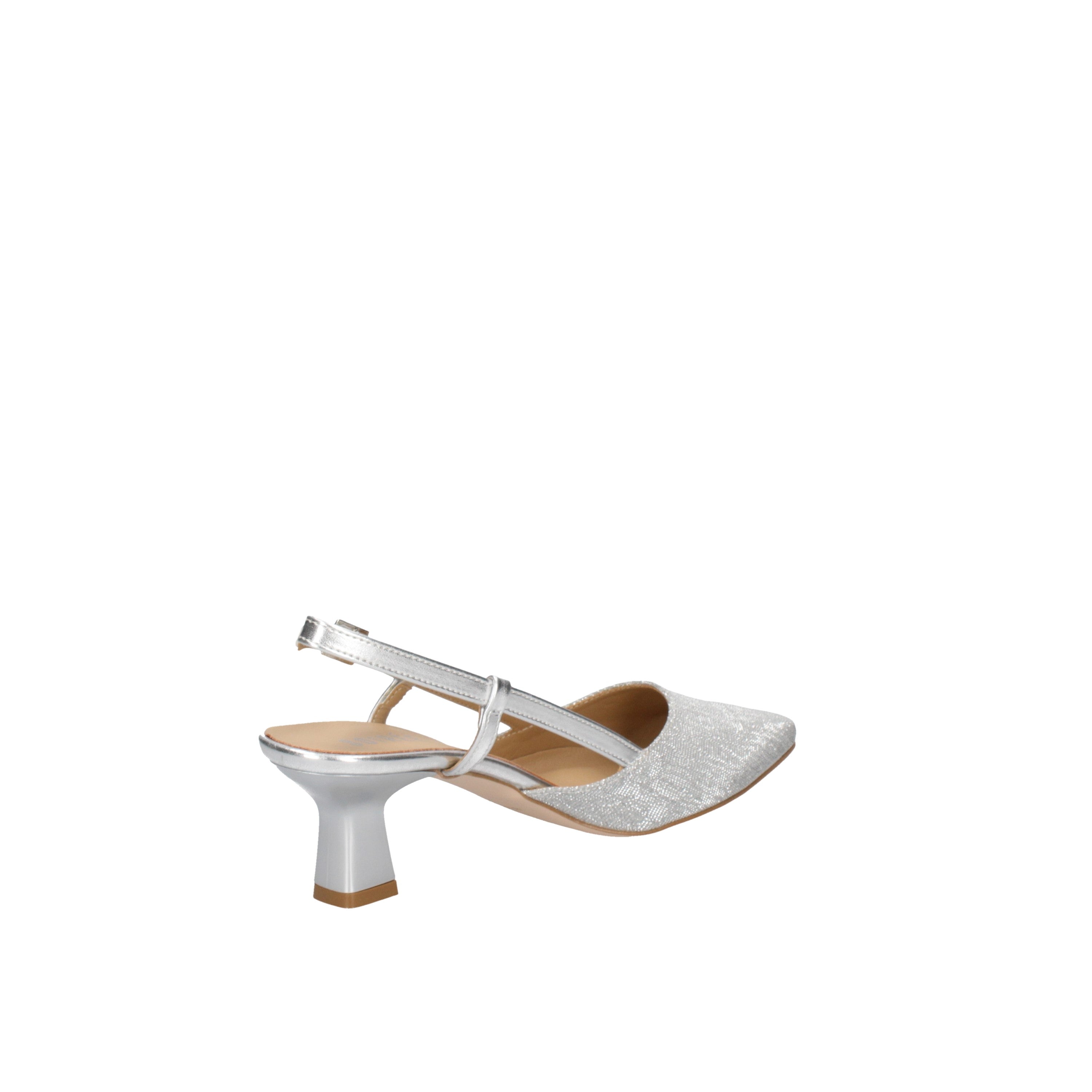 soirée decollete' in lurex argento 28231