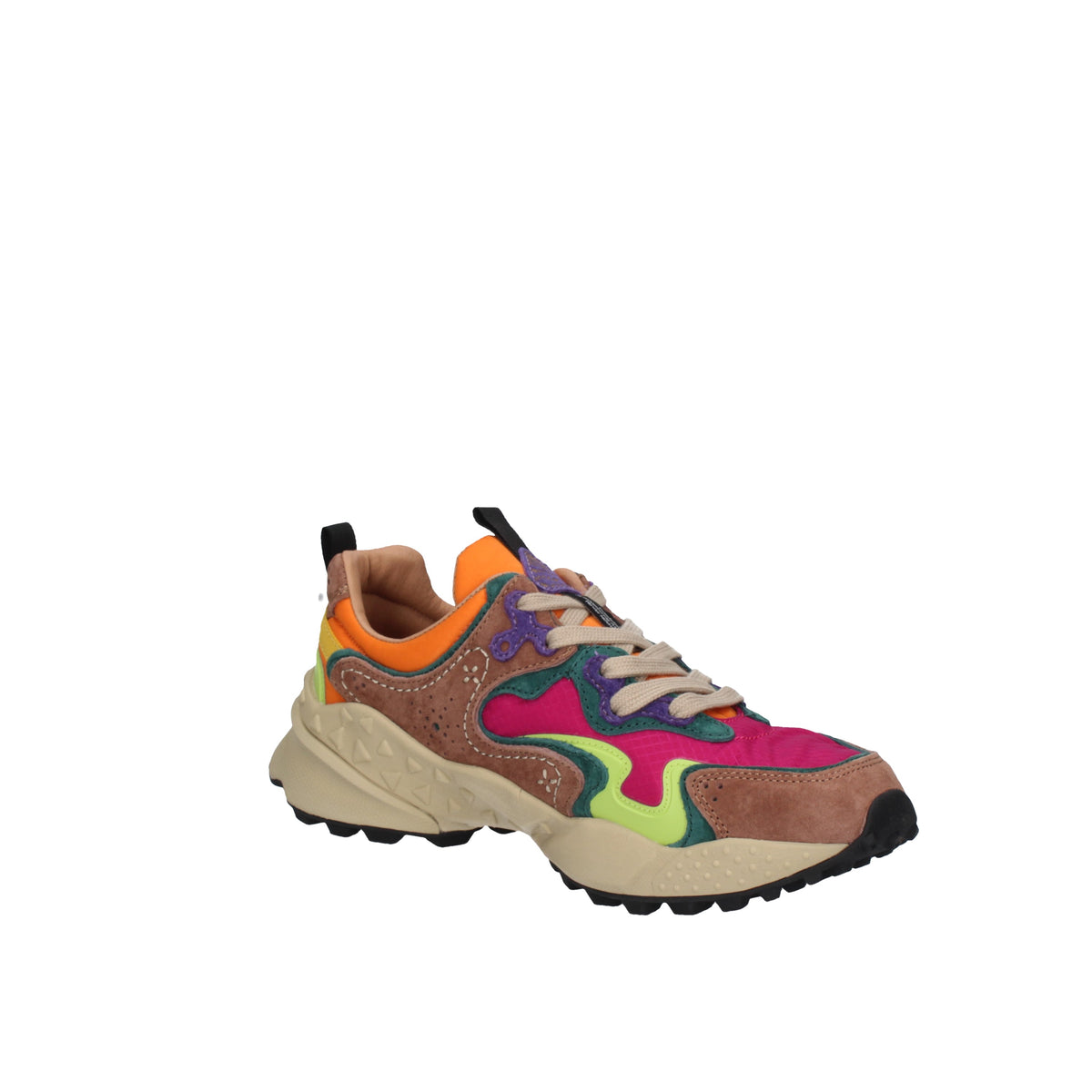 FLOWER MOUNTAIN Scarpe 0012019103-04 BRN/BORD.LIME