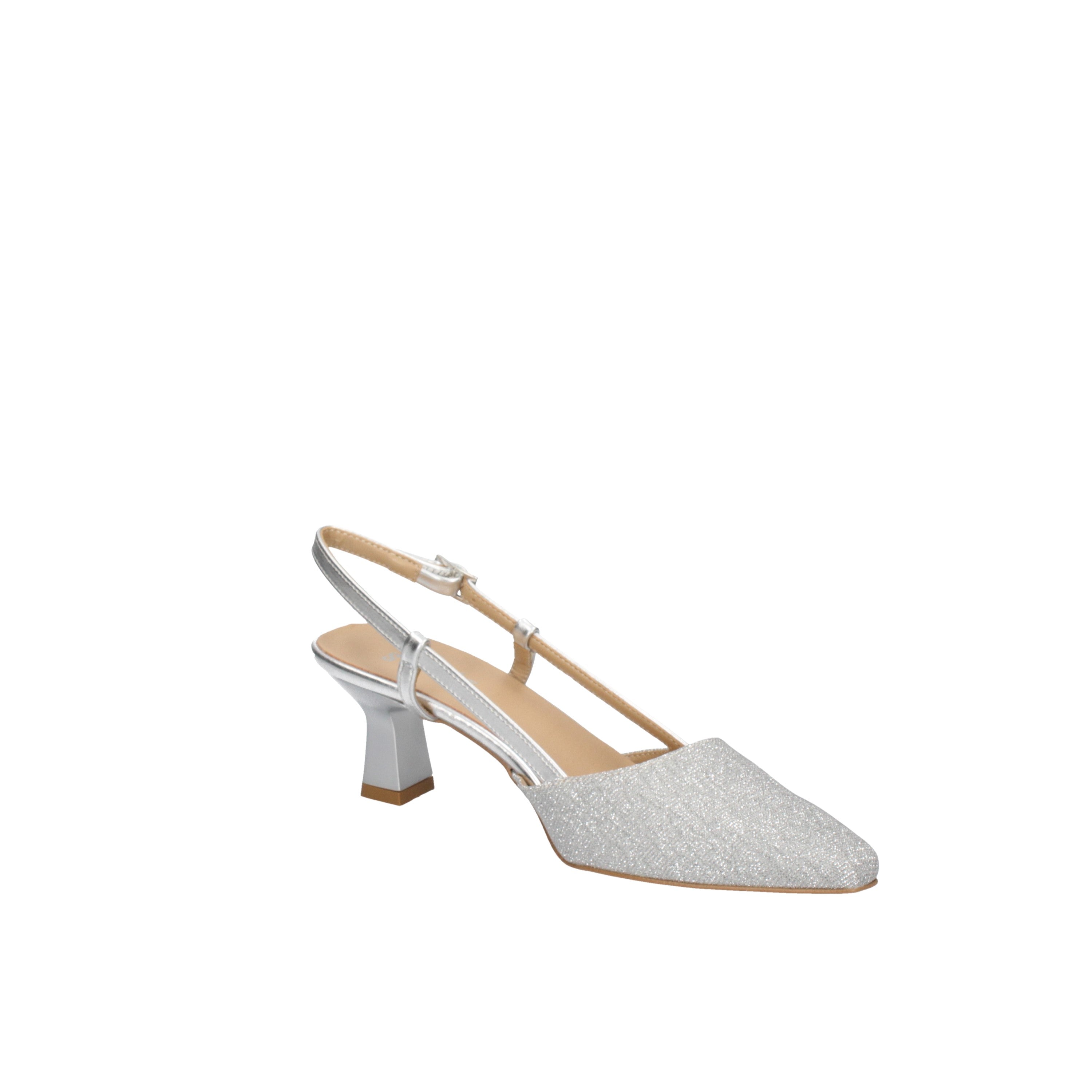 soirée decollete' in lurex argento 28231