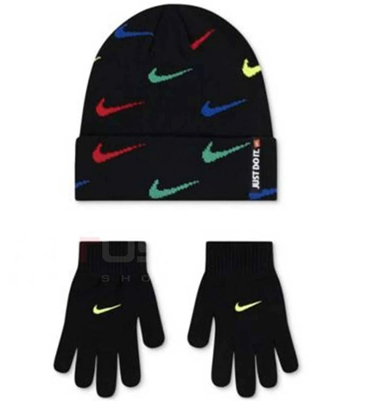Nike CAPPELLO+GUANTI 9A2988-K90 Nero