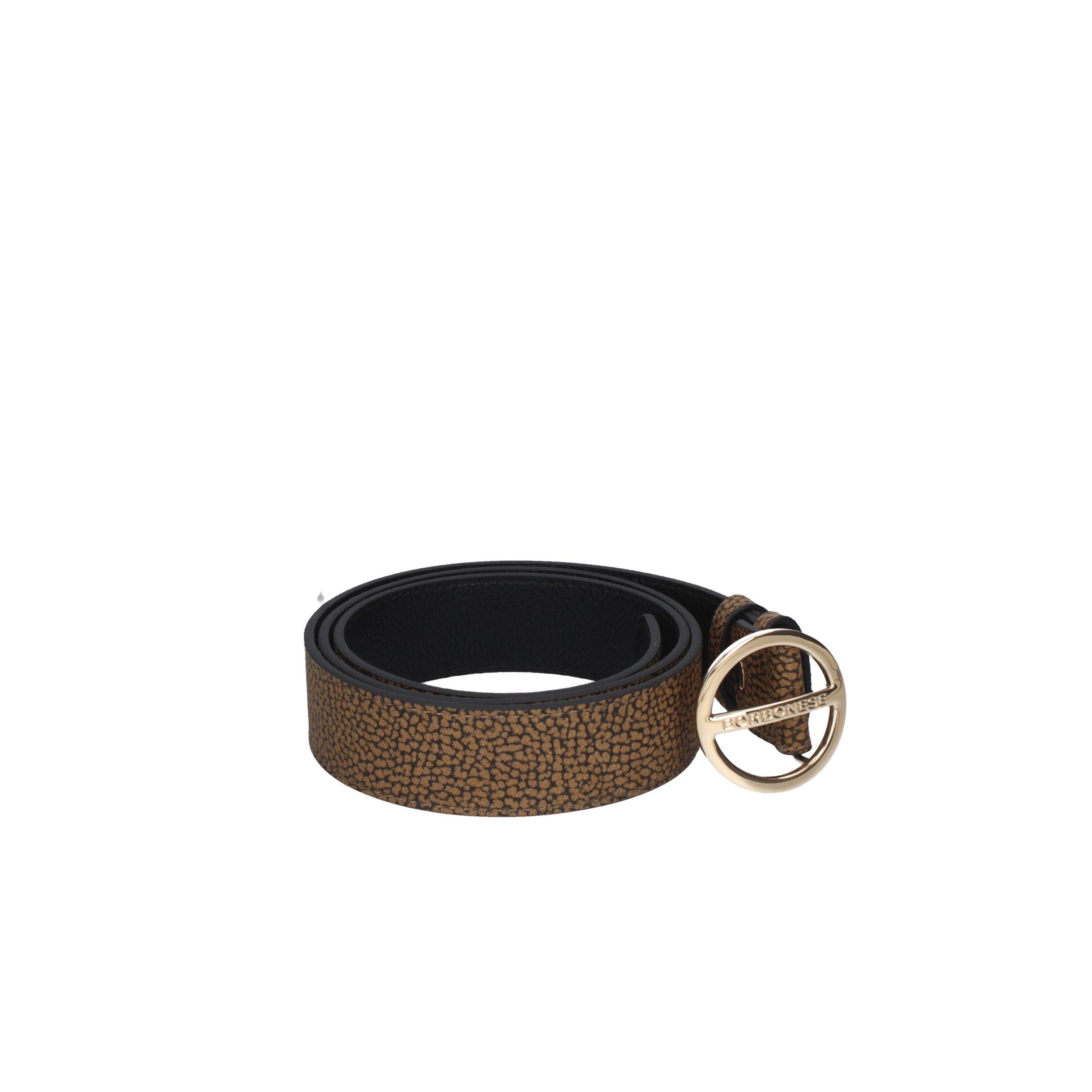 BORBONESE Cintura 901035-223 OP NAT/NERO