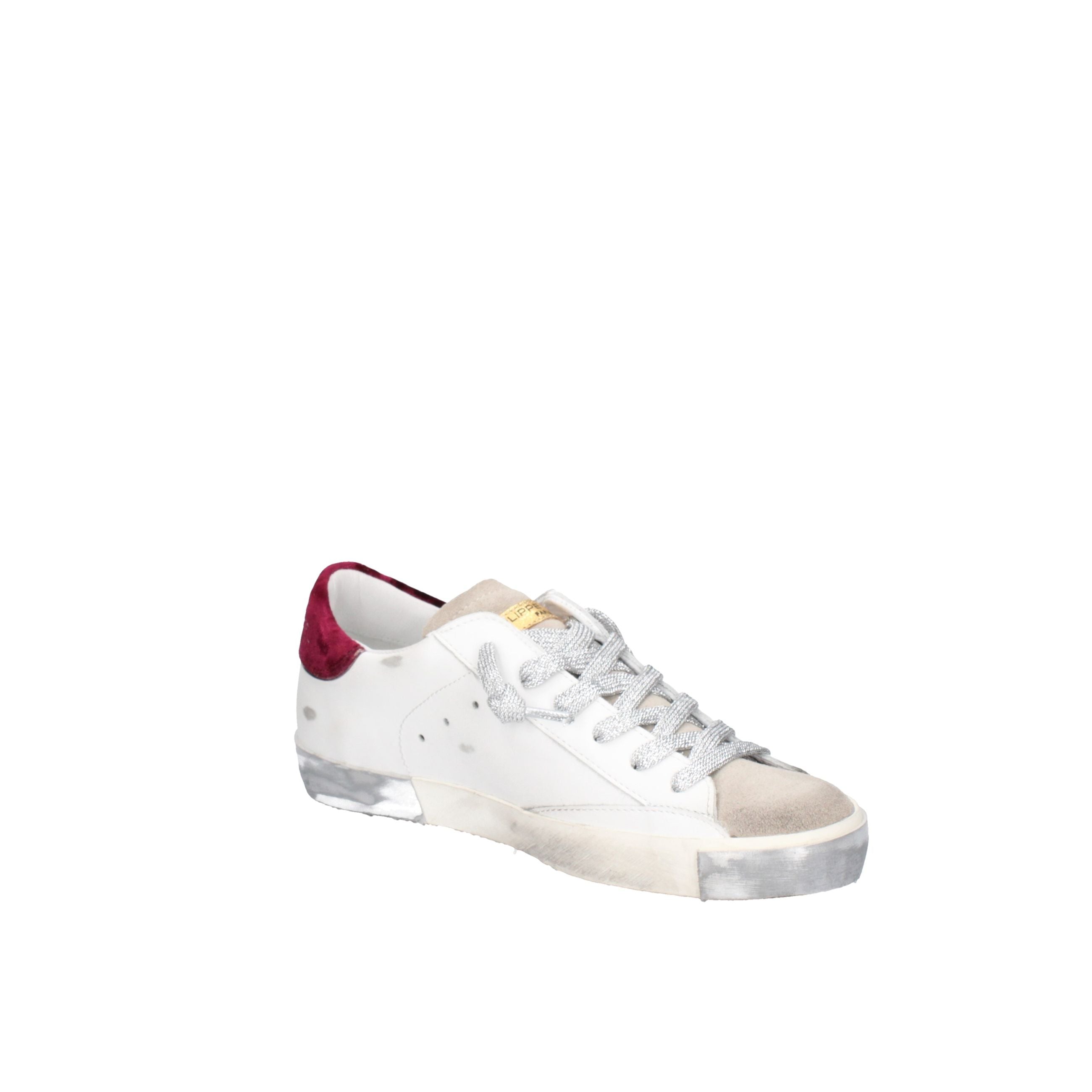 PHILIPPE MODEL Scarpe PRLD XE06 Bianco e bordeaux