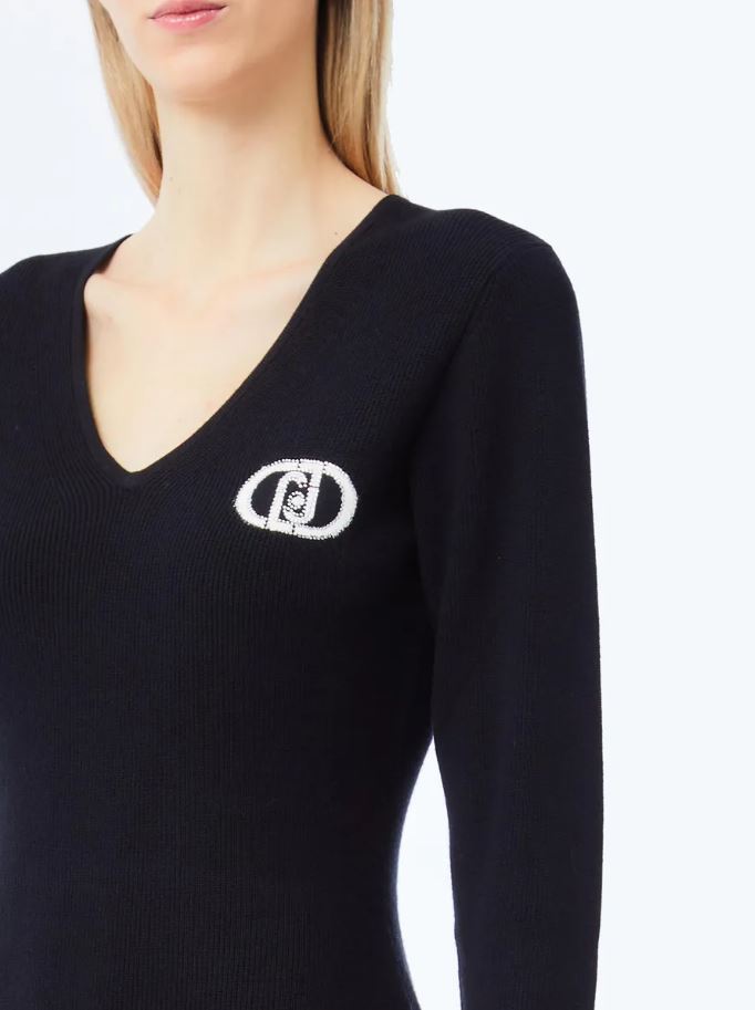 LIU JO abbigliamento TF5253MS63L Bianco/Nero