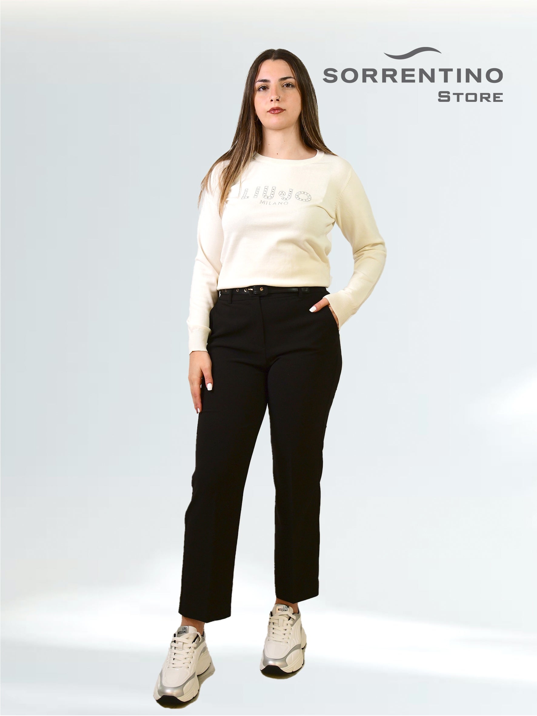 LIU JO abbigliamento TF5248MS63L bianco latte