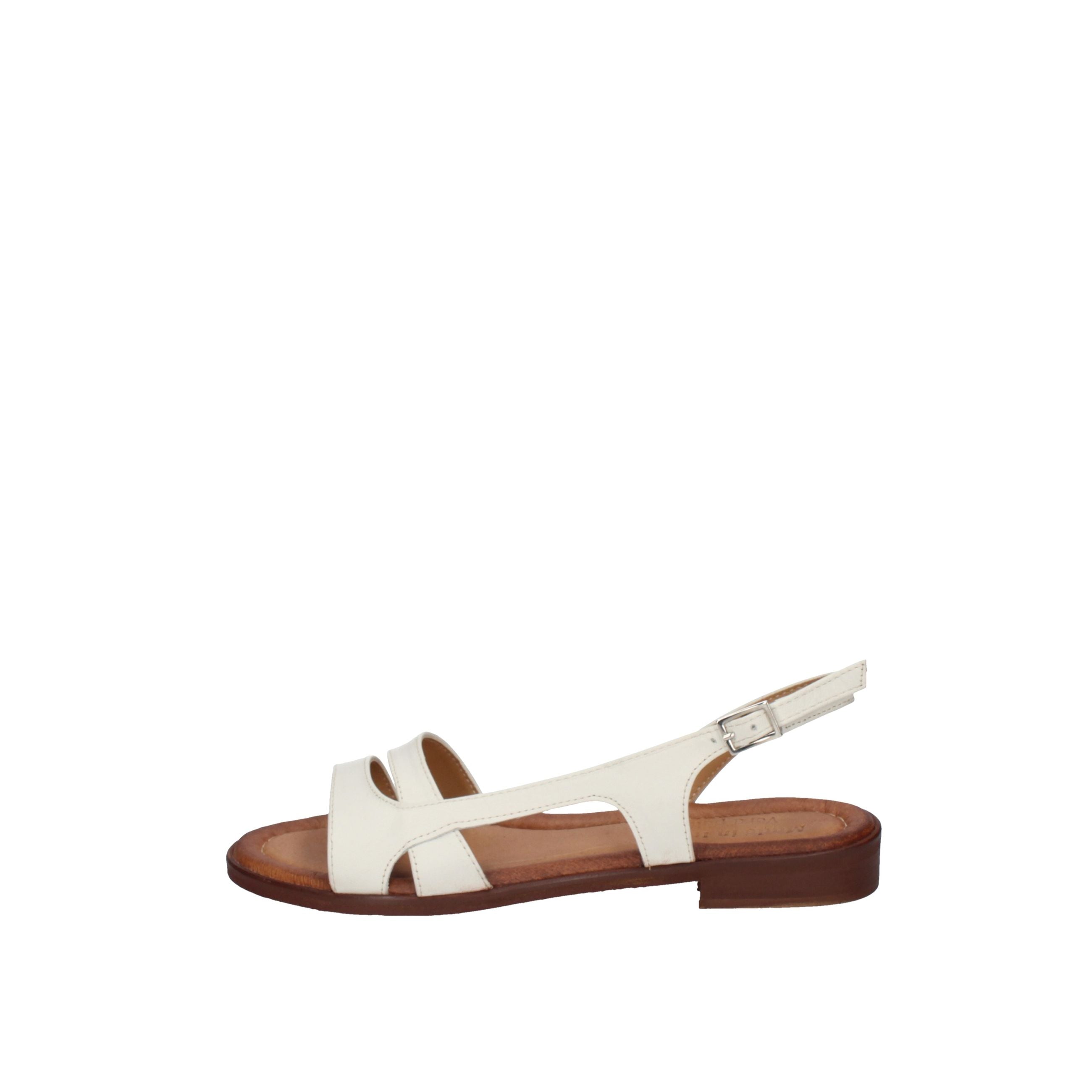 SOIRE'E Sandali DESY bianco sporco e platino