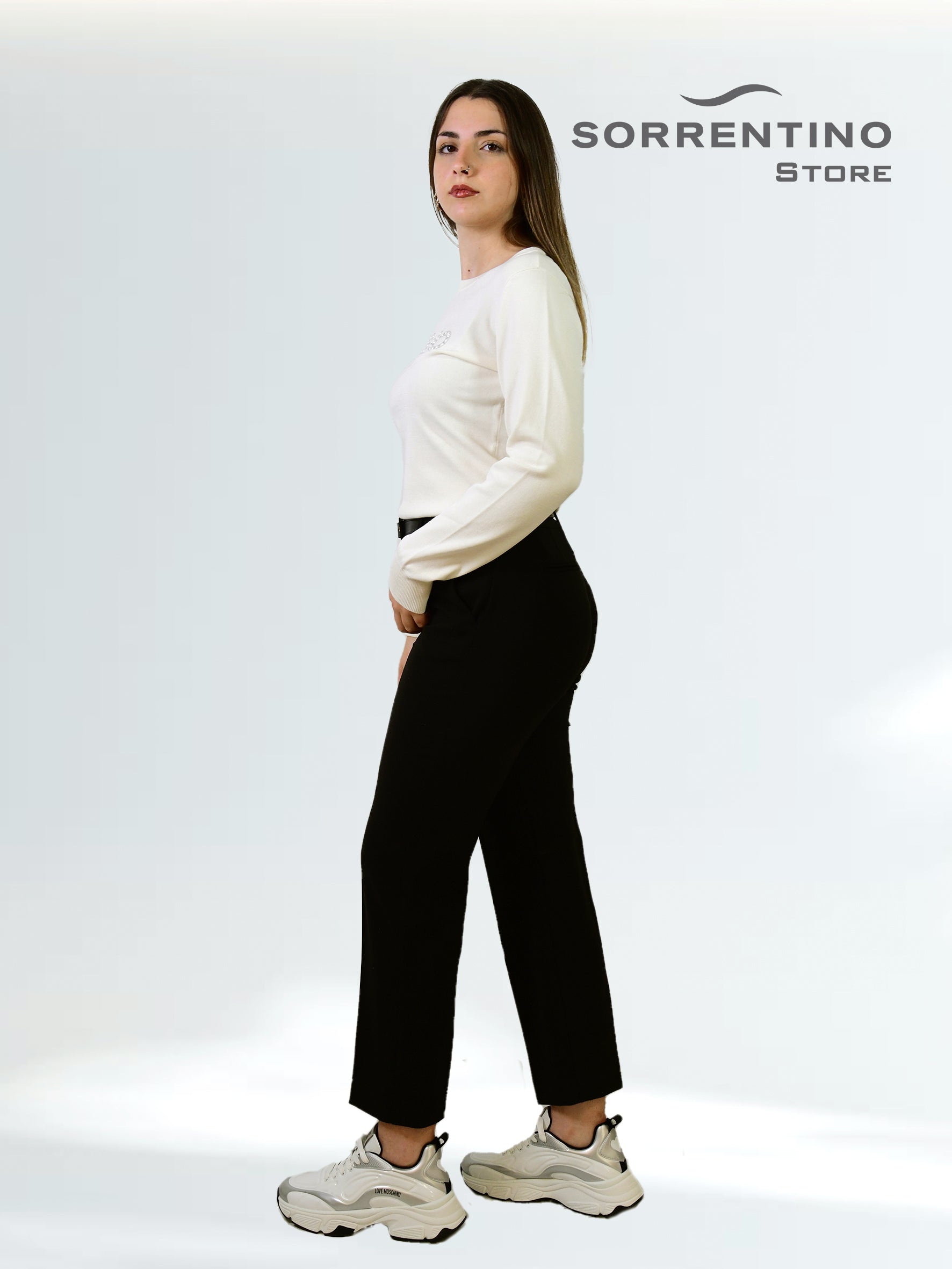 LIU JO abbigliamento TF5248MS63L bianco latte