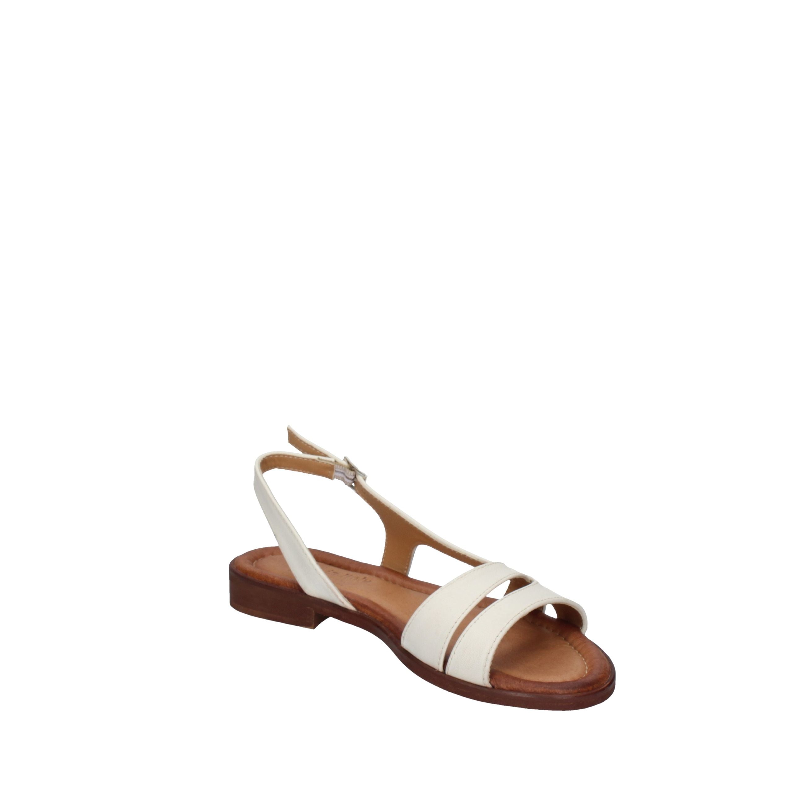 SOIRE'E Sandali DESY bianco sporco e platino