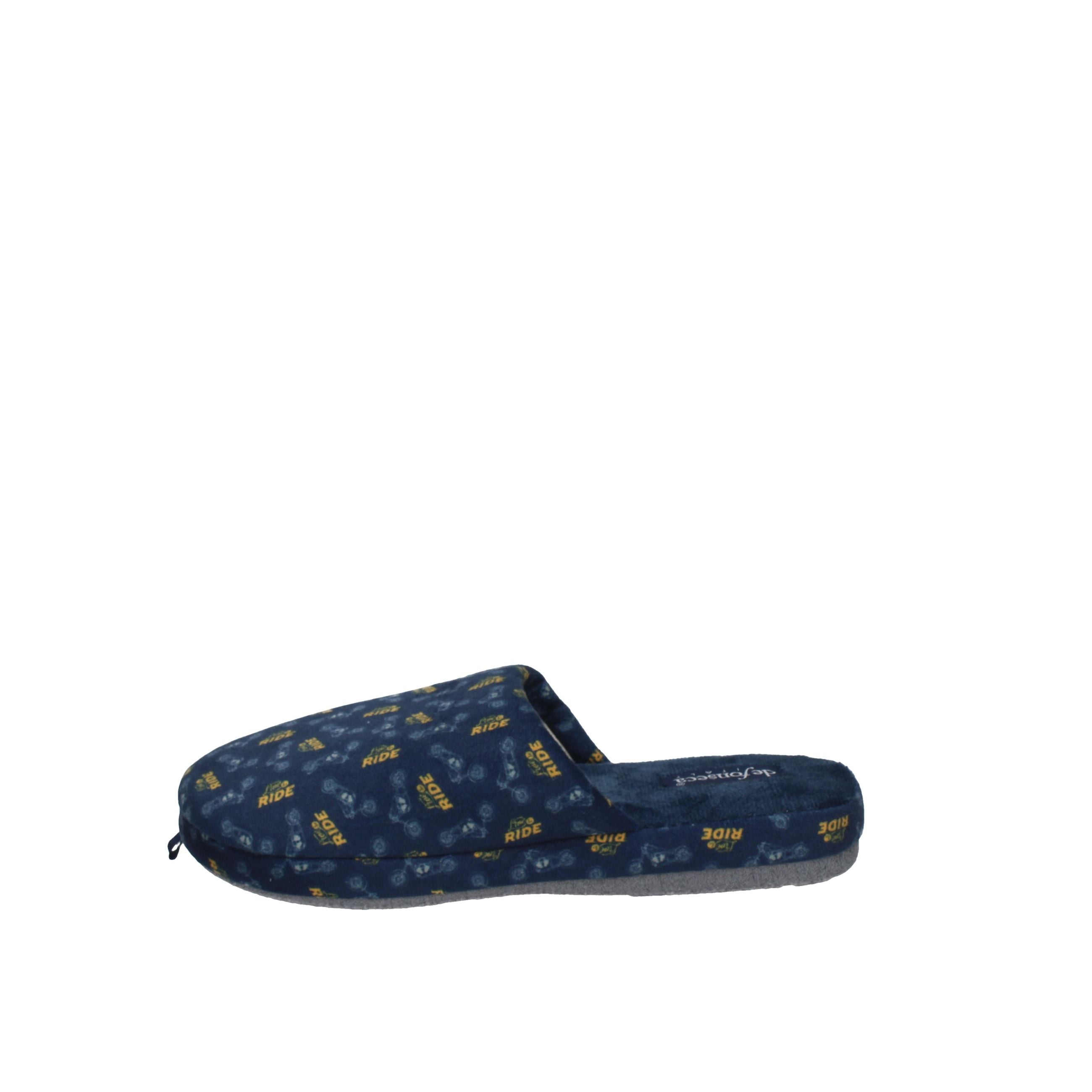 De Fonseca CIABATTA ROMA TOP I MB02 BLU FANTASIA