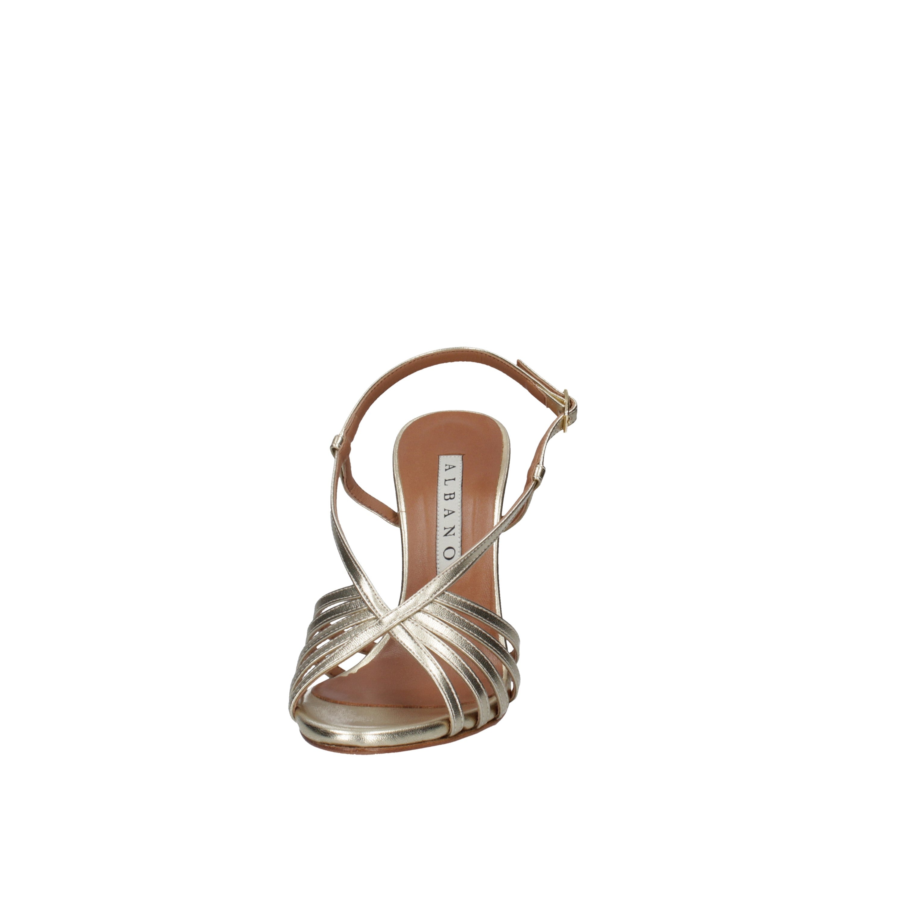 albano sandali metal platino a3007