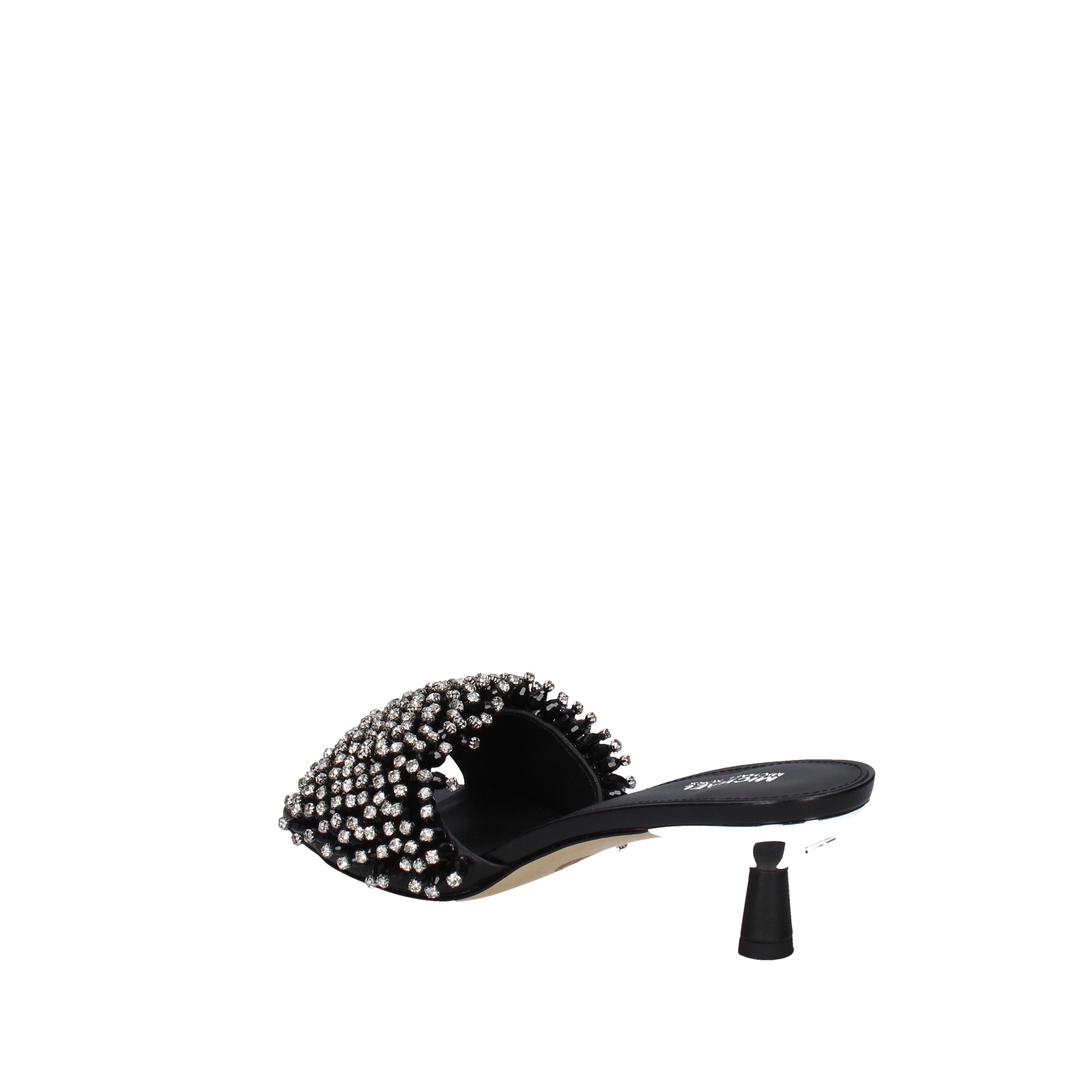 michael kors sandali AMAL KITTEN CRYSTAL BEAD FRINGE 40s3amms1l