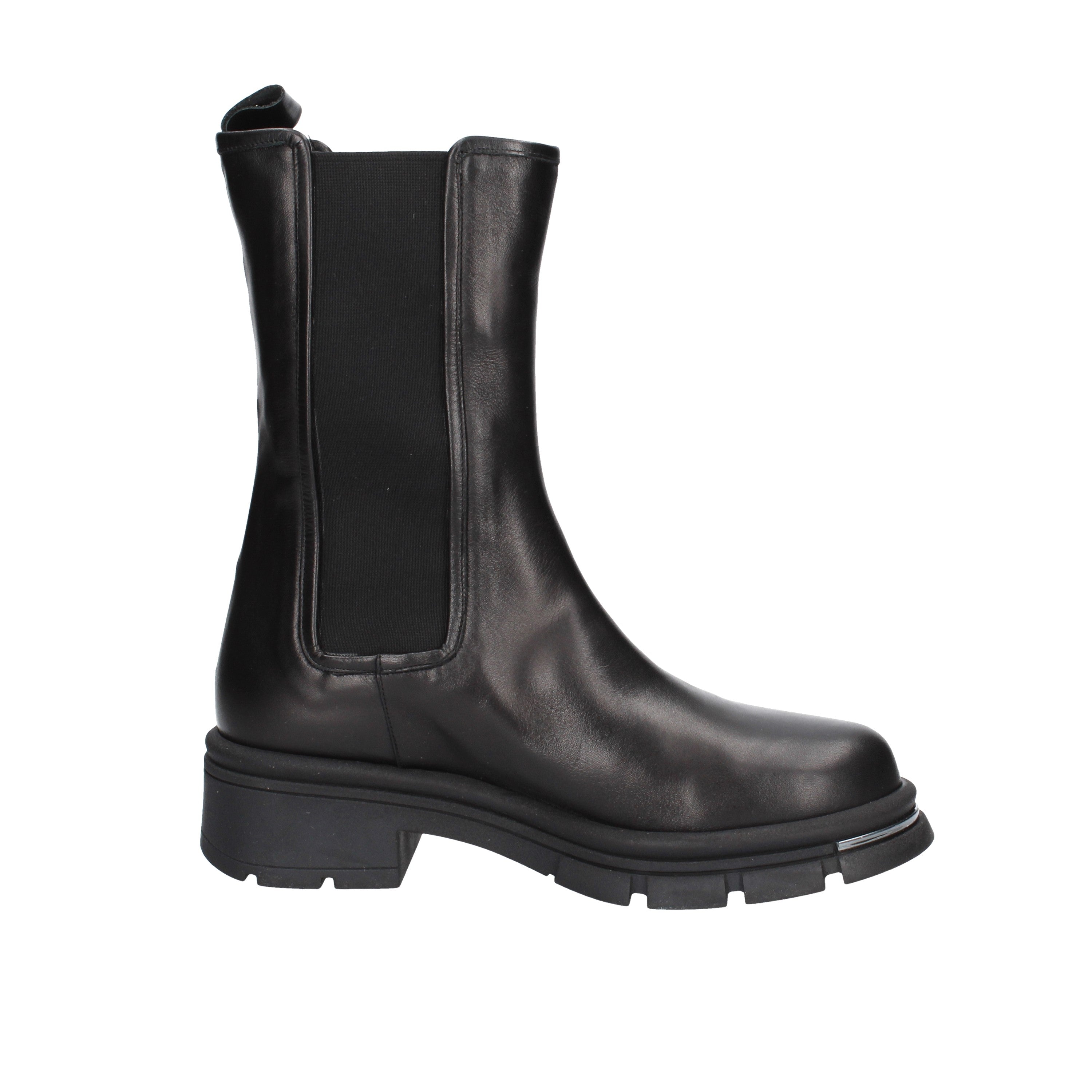 albano tronchetto in vitello nero 2525