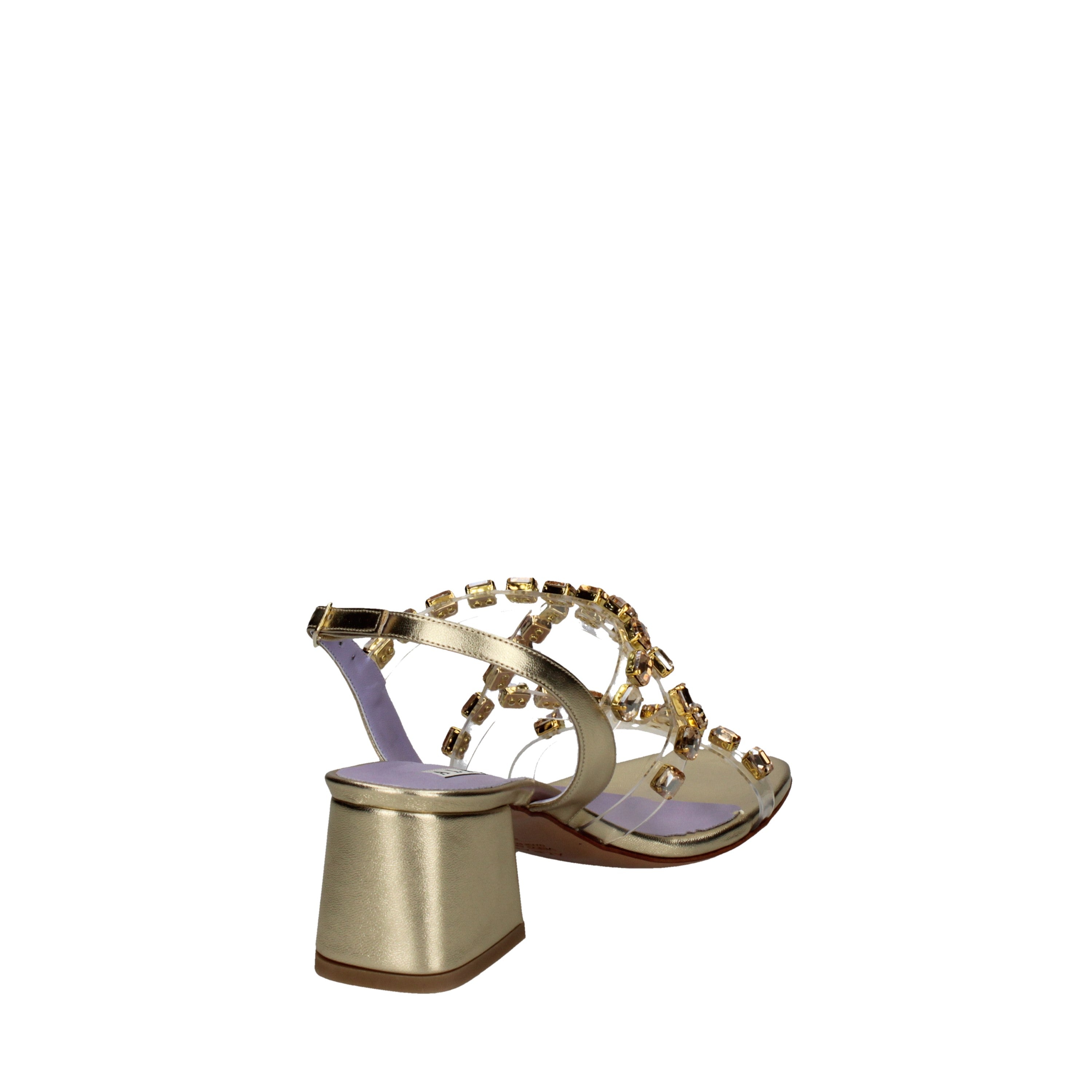 albano sandali metal strass platino 5015