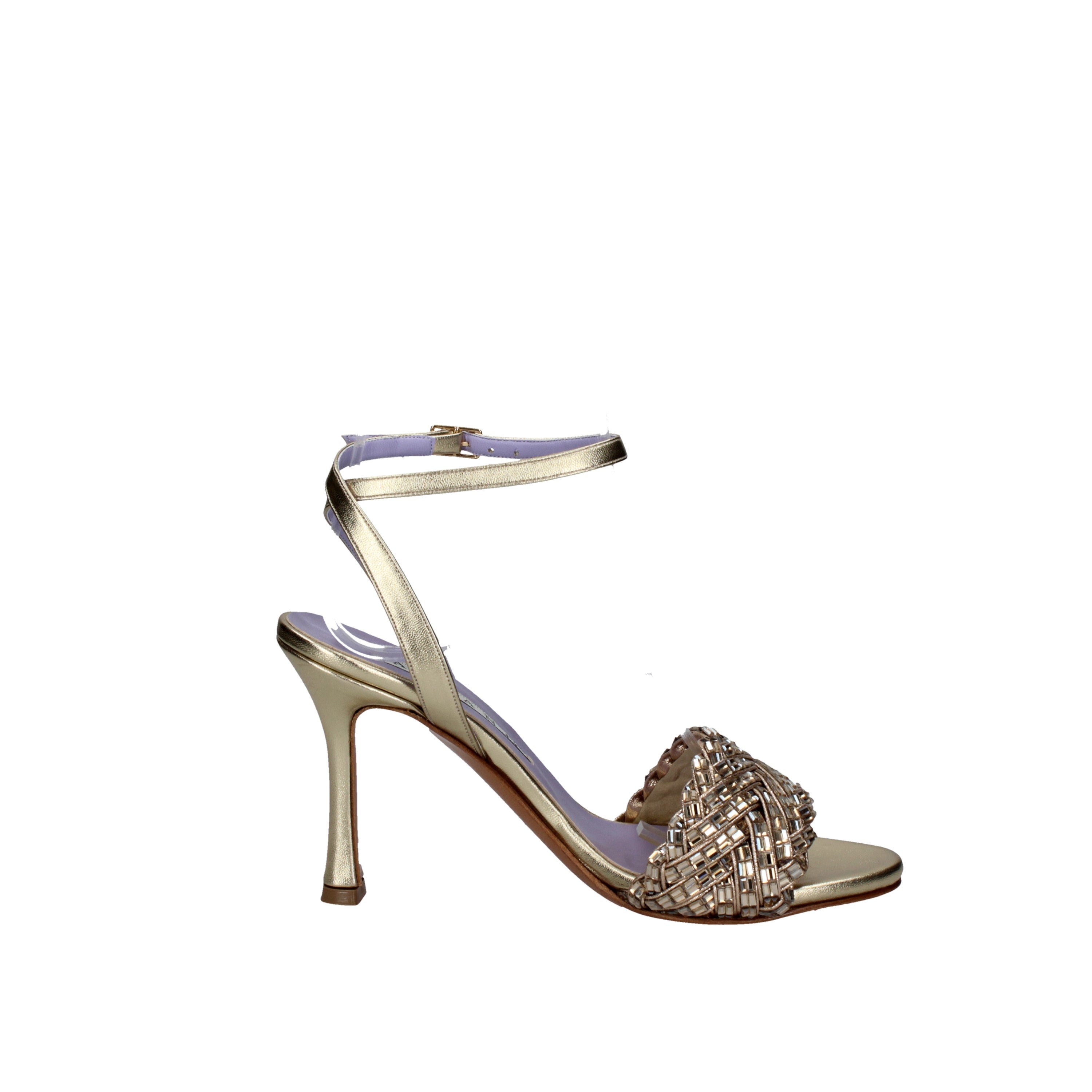 albano sandali metal platino 5073/85