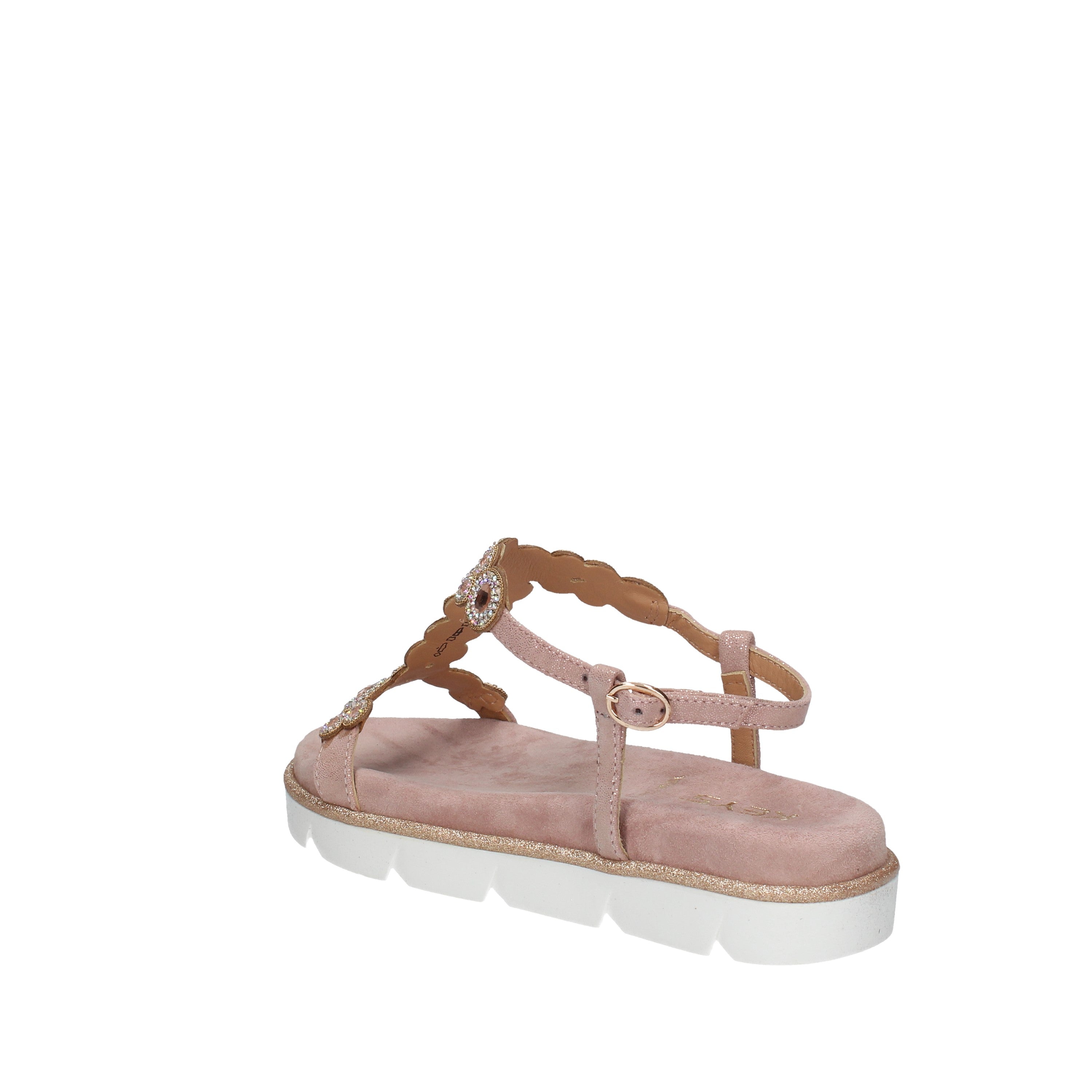 keys sandali con pietre e strass pink k-6383