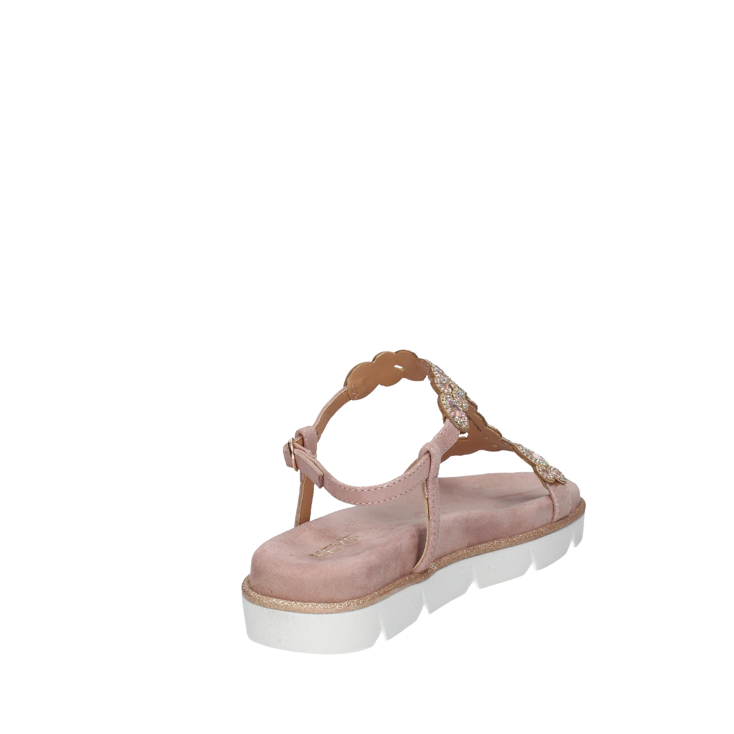 keys sandali con pietre e strass pink k-6383