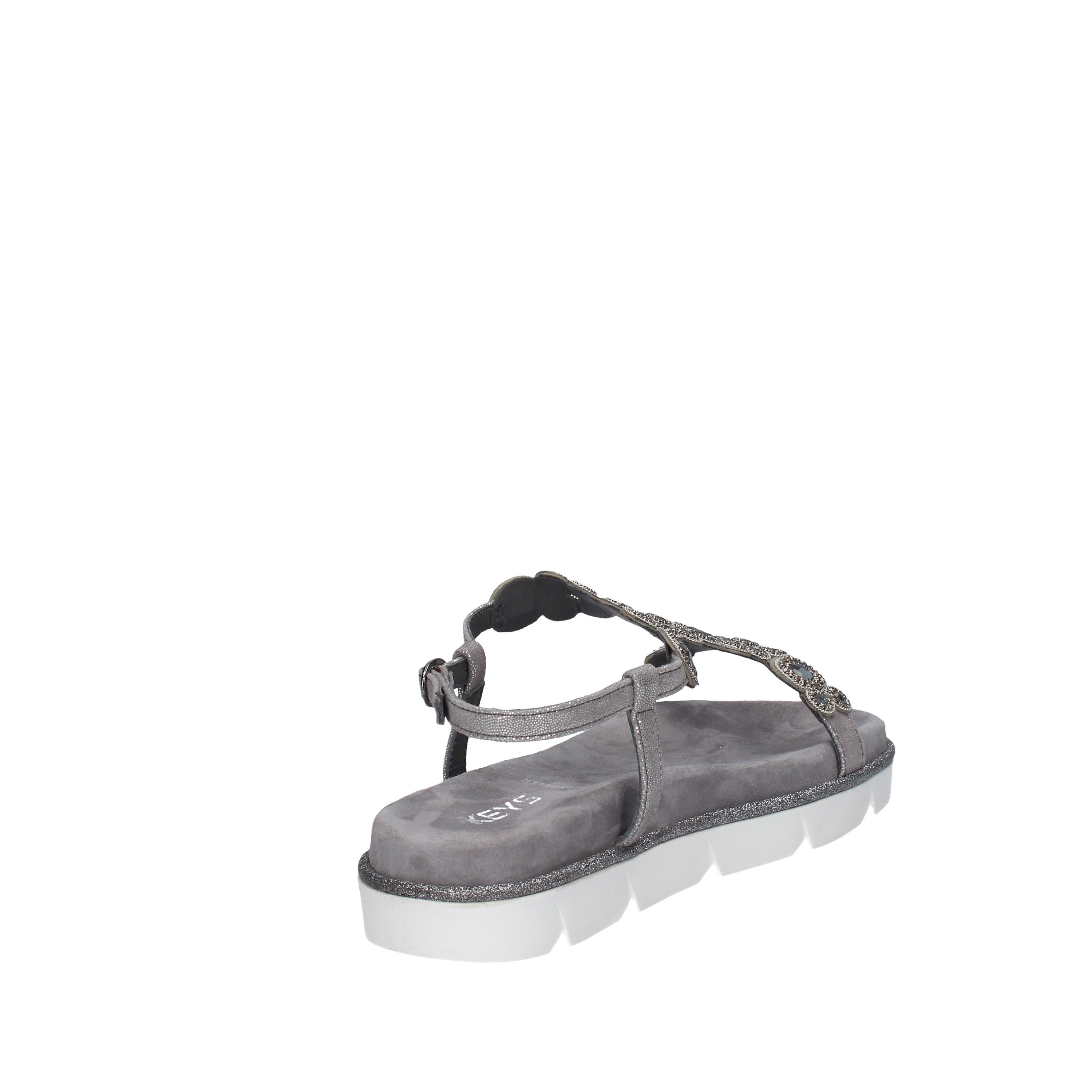 keys sandali con pietre e strass silver k-6383
