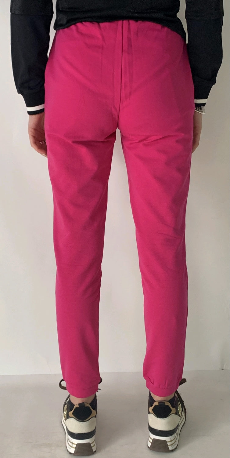 liu jo pantaloni jogger in jersey ta2253f0090